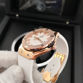 Relógio Hublot - Big Bang Branco Cravejado II - Imagem 3
