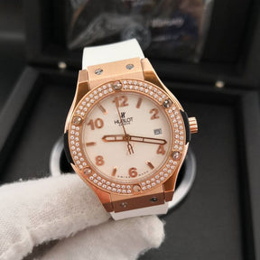 Relógio Hublot - Big Bang Branco Cravejado II