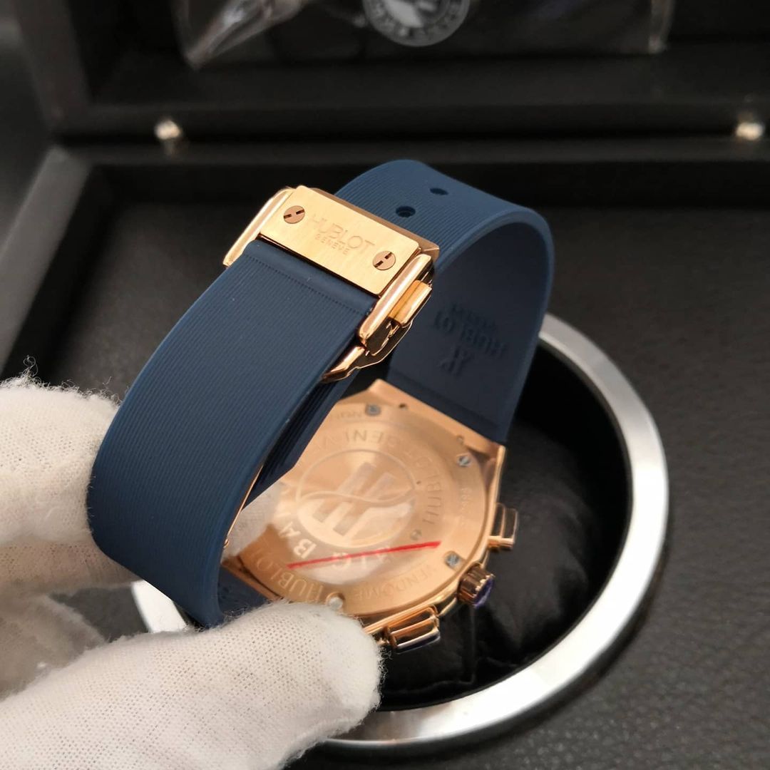 Relógio Hublot - Big Bang Azul Cravejado - Imagem 4