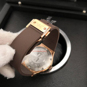 Relógio Hublot - Big Bang Marrom Cravejado - Imagem 4