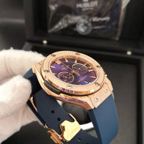 Relógio Hublot - Big Bang Azul Cravejado - Imagem 3