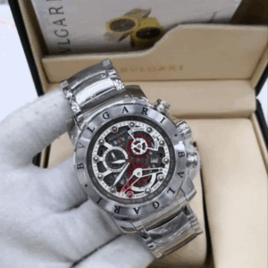 Relógio Bvlgari Skeleton Silver