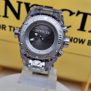 INVICTA  ZEUS MAGNUM BOLT SHUTTER PRATA DIAL
